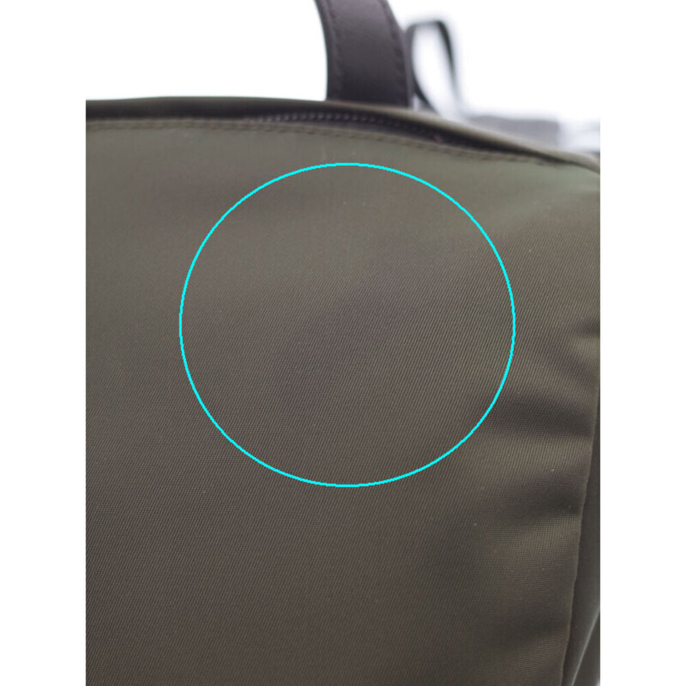 Prada olive green Tessuto nylon backpack Khaki Green - Picture 6 of 9